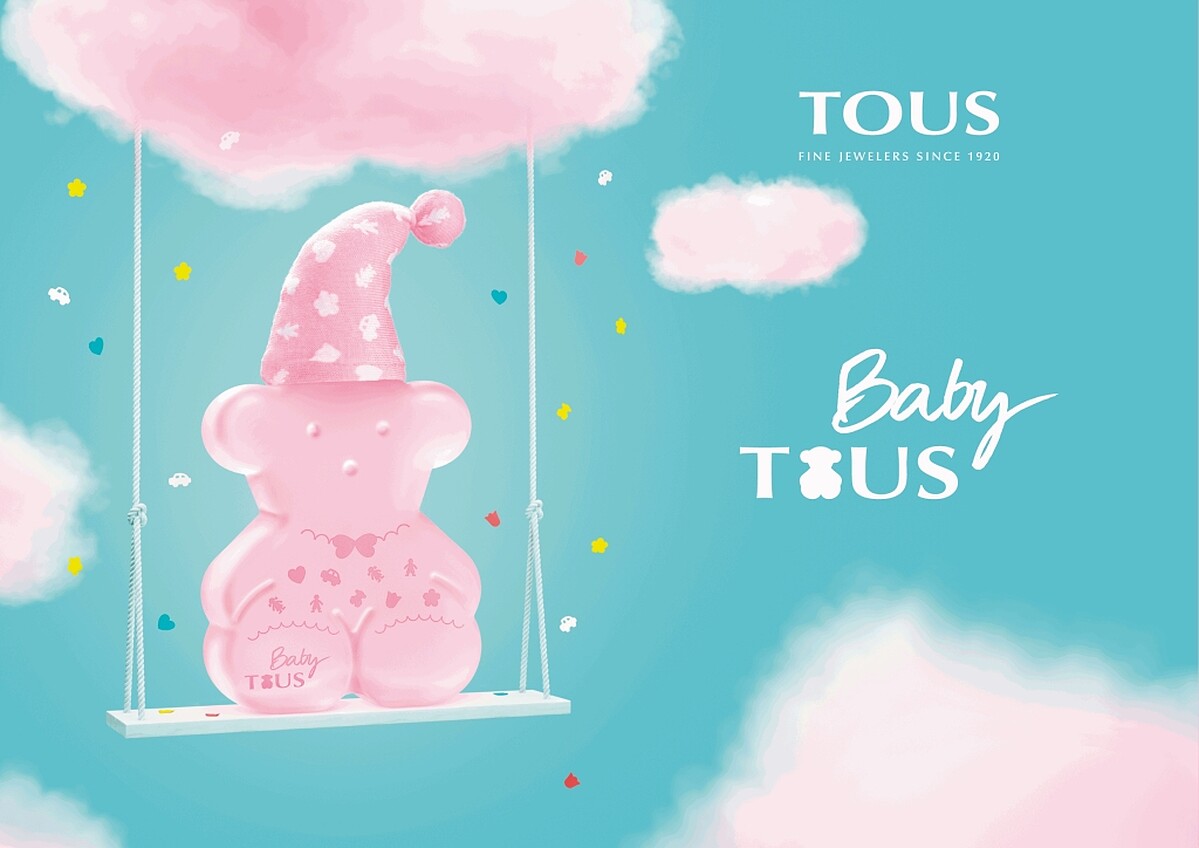 TOUS粉紅寶貝古龍水形象圖。