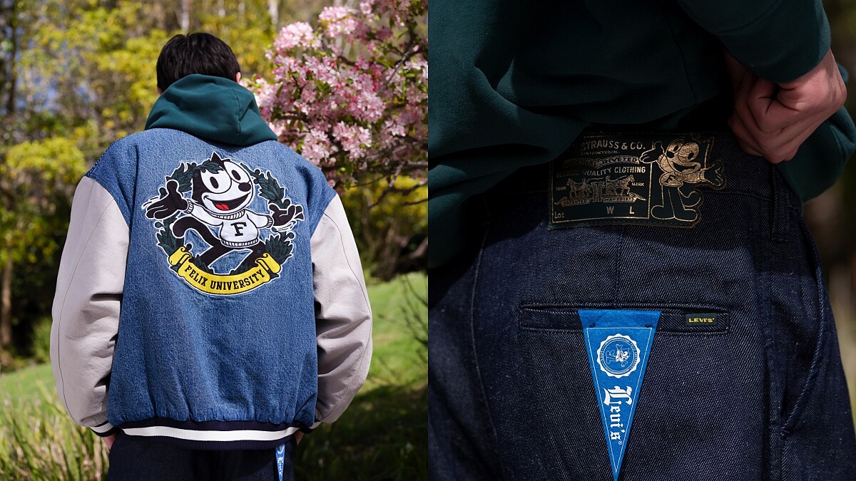 Levi’s X Felix the Cat菲力貓聯名系列！美式復古校園風，Top 4單品購物推薦（附售價