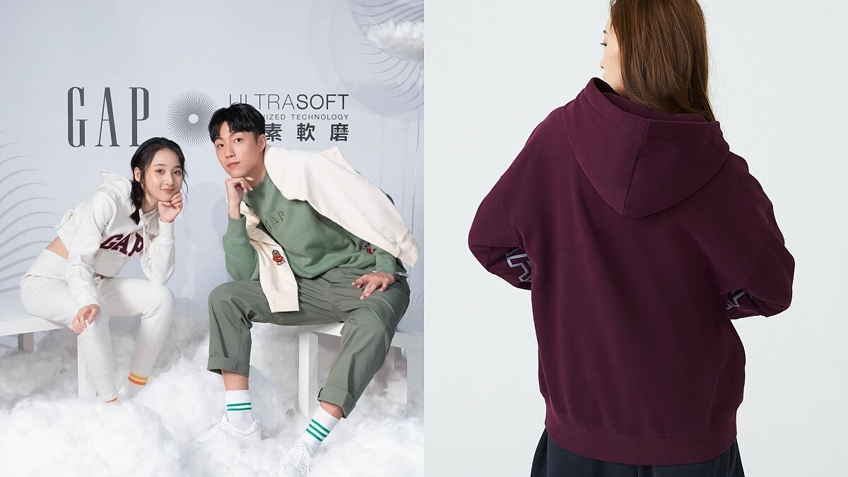 Gap針織毛衣、T-shirt...秋冬必買TOP3推薦，全新碳素軟磨系列超舒適，還有布章燙印服務