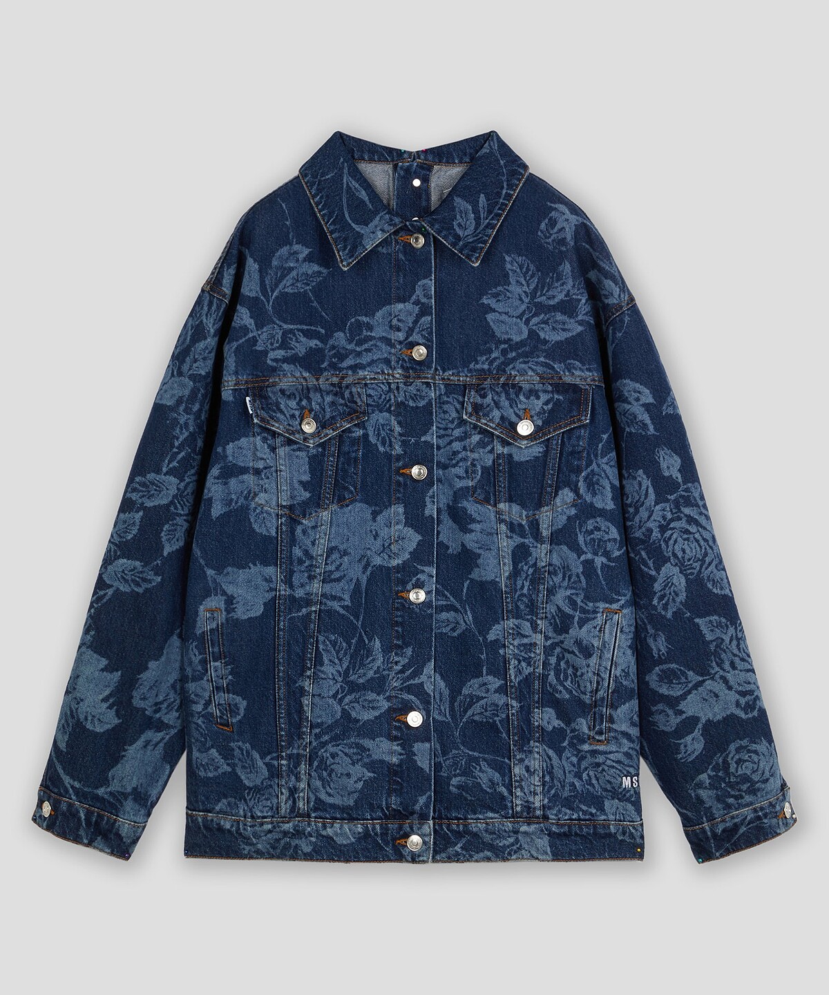 MSGM 玫瑰印花丹寧外套，NT21,300。