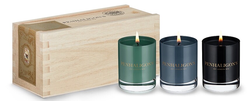 Penhaligon&lsquo;s潘海利根Trade Routes系列香氛蠟燭65g的三顆裝組合