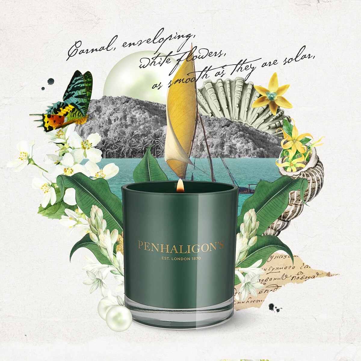 Penhaligon&lsquo;s潘海利根Trade Routes系列香氛蠟燭Comoros Pearl