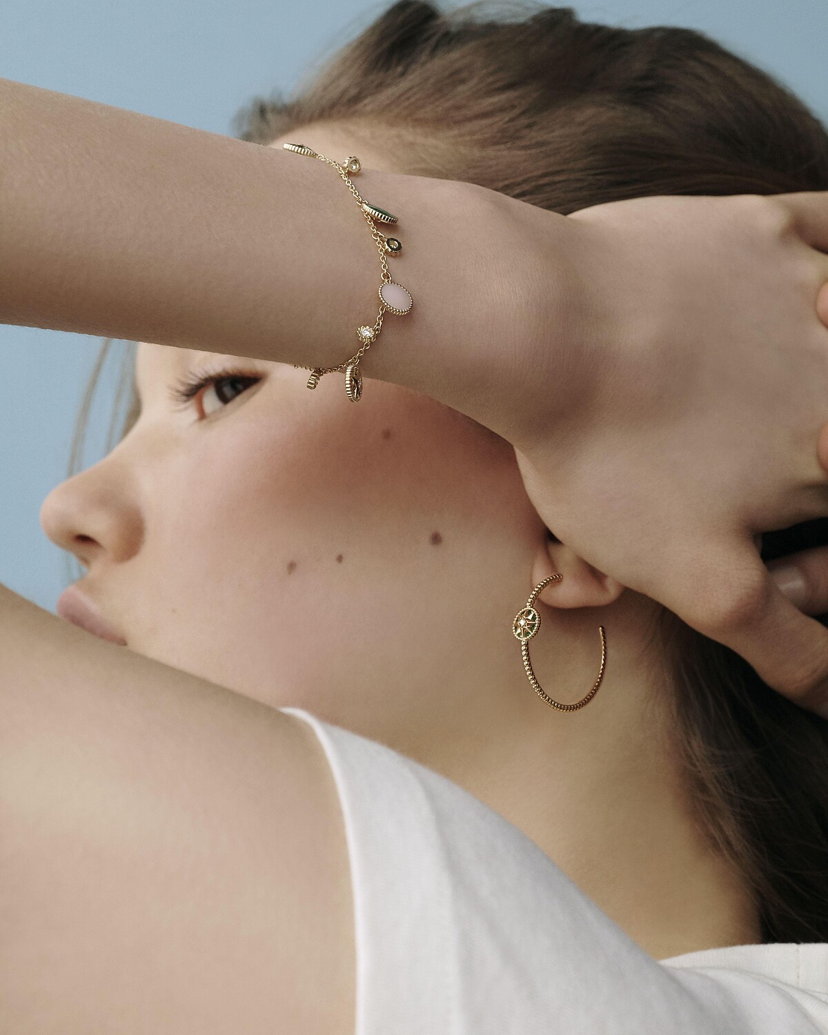 Dior 迪奧Rose Des Vents系列耳環，售價店洽