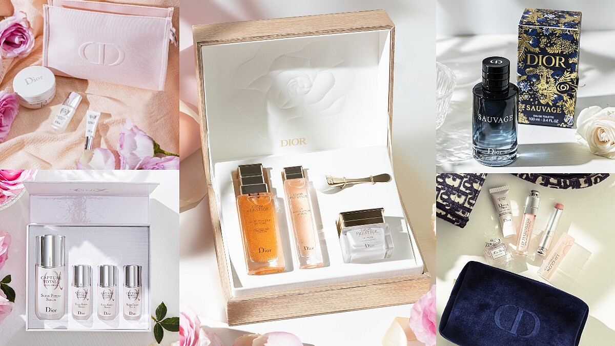 全台最美週慶就在DIOR,把桌上保養品趁機換成高等#玫瑰微導精露、#逆時能量精華,綻放耀眼美肌~還有工藝香氛禮盒一次收藏進階名門!