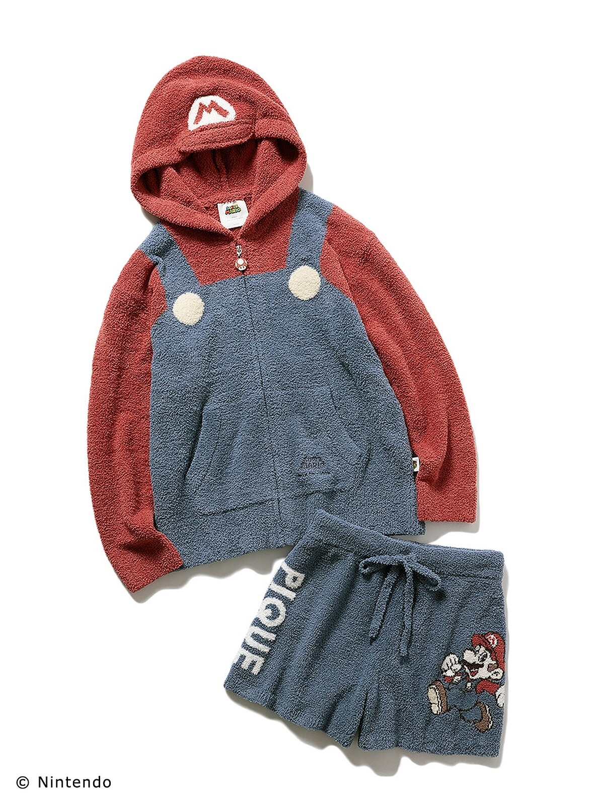 瑪利歐外套_短褲套裝,NT4,200