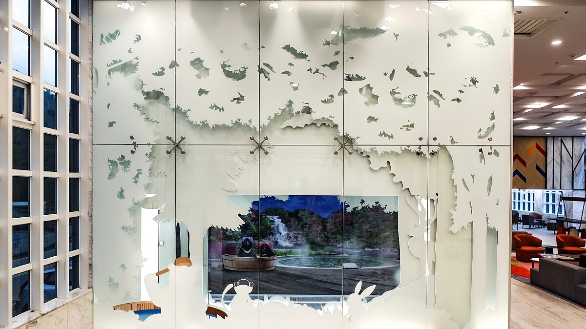 谷關統一渡假村大廳「森泉光廊」