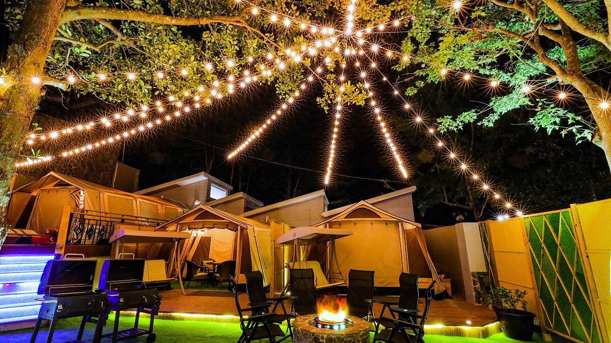 谷關統一渡假村頂級豪華露營帳蓬