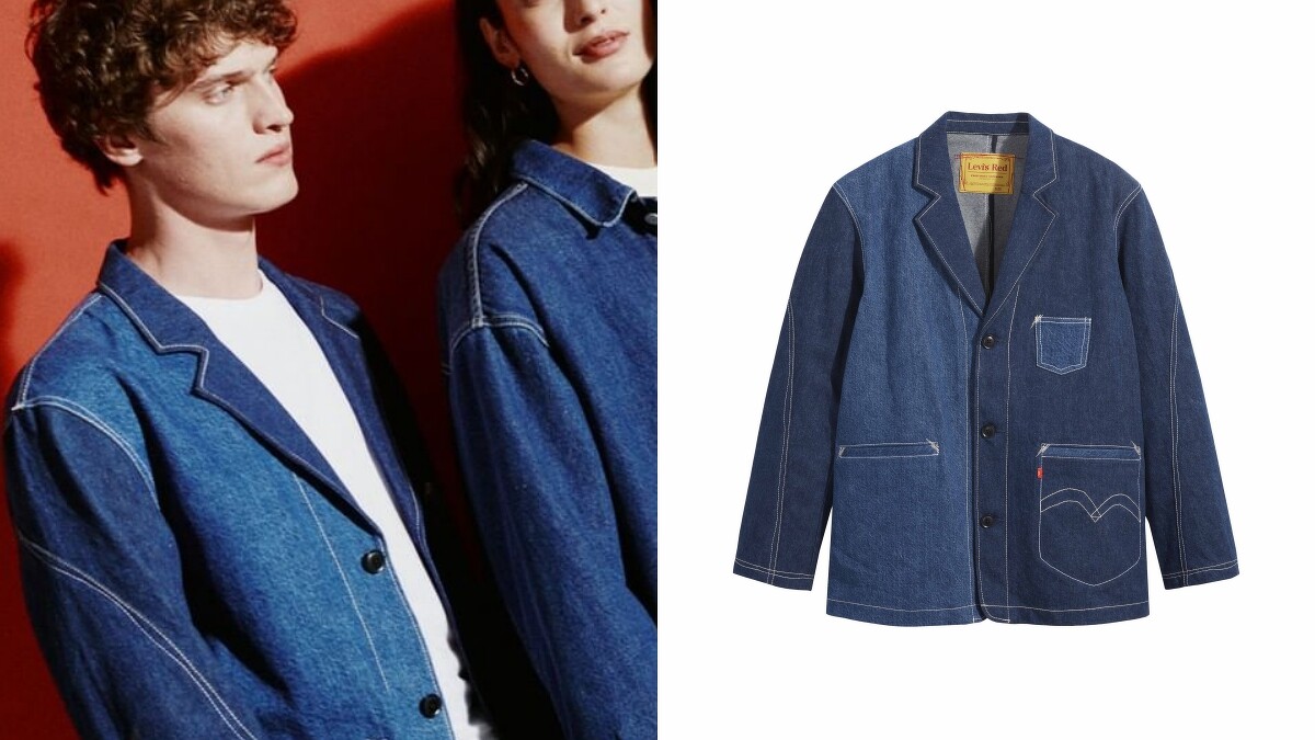 Levi’s RED秋冬系列中長版丹寧夾克外套(男款),售價NT$7,200