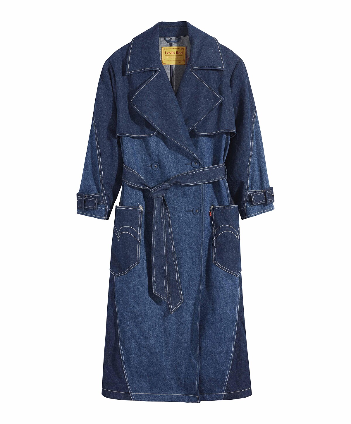 Levi’s RED秋冬系列丹寧長版風衣(女款),售價NT$7,590