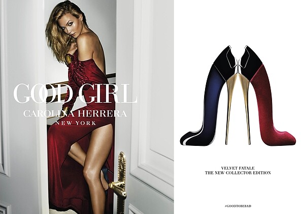 Carolina Herrera Good Girl絲絨限量女性淡香精形象圖。
