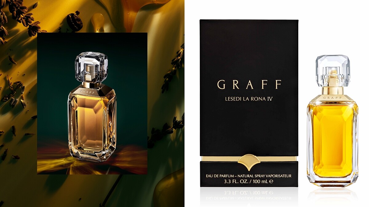 GRAFF我們的光IV淡香精Lesedi La Rona IV 100ml，NT10,500。