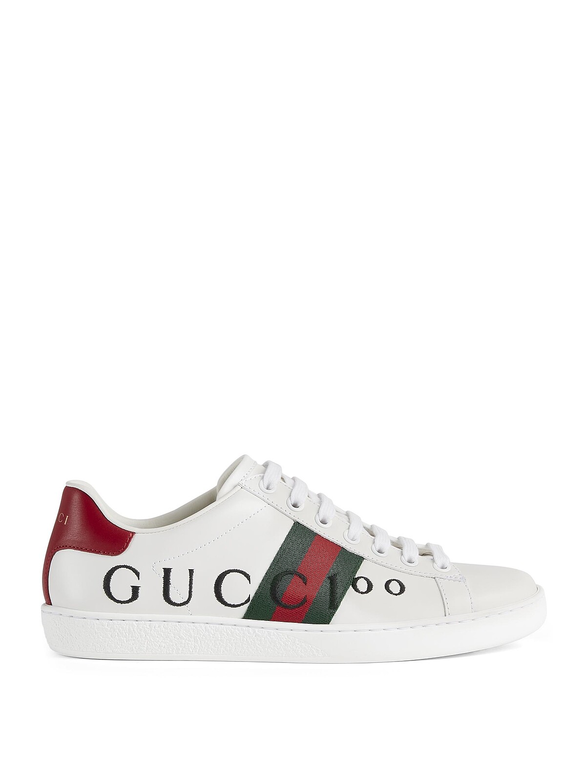 Gucci Centennial 白色logo布鞋，NT$25,500