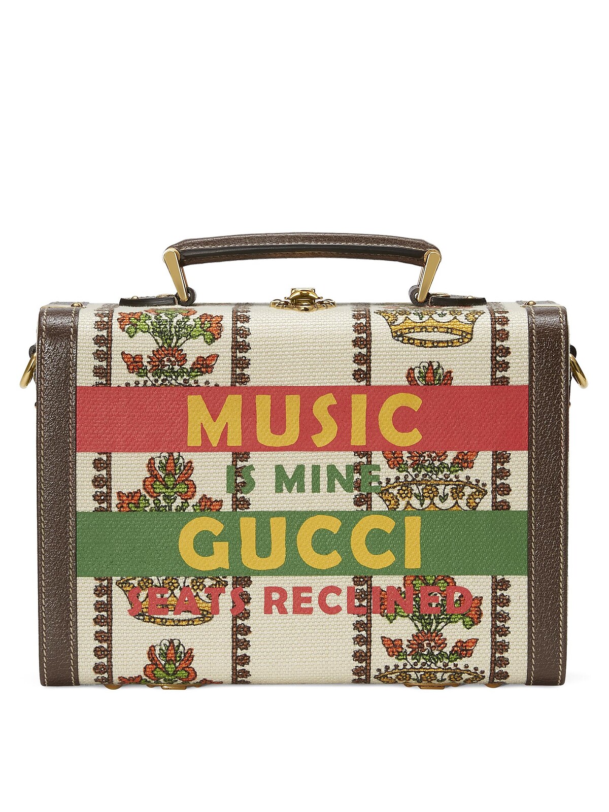 Gucci Centennial多色印花肩背提箱，NT$131,300