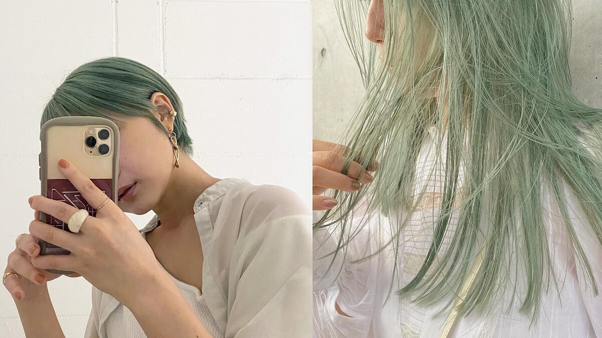 夏季髮色推薦：搶眼通透感Pale Mint！日本超流行你敢挑戰嗎？