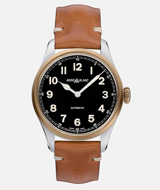 Montblanc 萬寶龍1858系列自動機芯手錶40mm，售價NT89,600