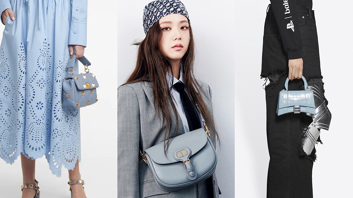 絕美天峰藍包包TOP8推薦，Dior Bobby、Valentino、Balenciaga…剛好跟IPhone配對