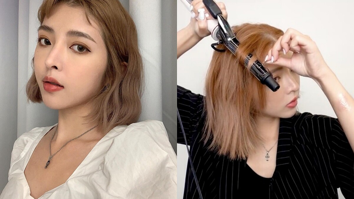 髮型師親授5大短髮造型！微外翹、波紋捲、歐美捲⋯常見問題也解決！