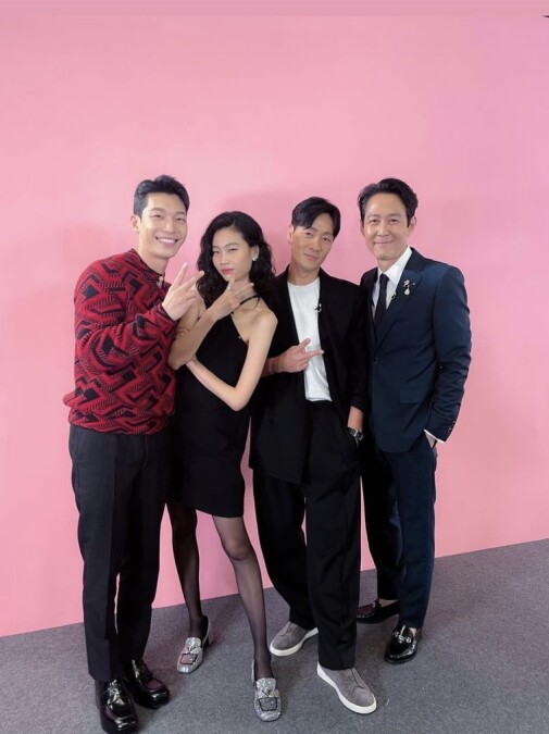 《魷魚遊戲》李政宰、朴海秀、鄭好娟、魏嘏雋 登《吉米A咖秀》