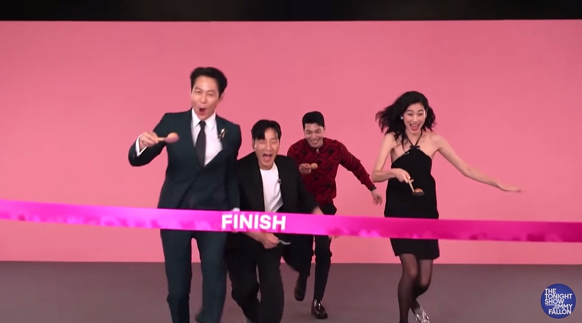 《魷魚遊戲》李政宰、朴海秀、鄭好娟、魏嘏雋 登《吉米A咖秀》