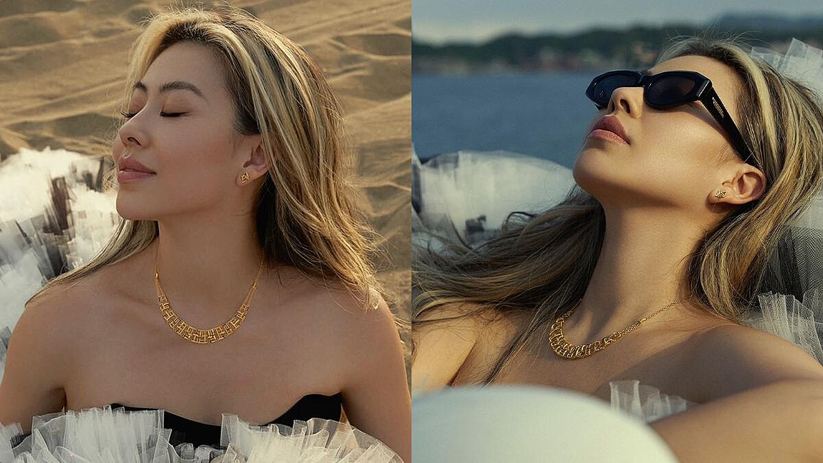 選對金飾就能如此出色耀眼！風格女神蔡詩芸戴上Just Gold鎮金店30周年金采交織系列，展現「真金‧真情‧真女人」超美時尚氣場！