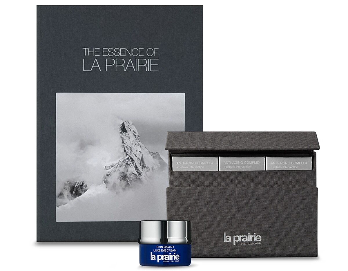 期間限定,La Prairie萊珀妮針對新註冊官網會員所下訂的首筆訂單,額外提供新客獨享奢華禮,包含品牌故事書一本與魚子美眼霜3ml。