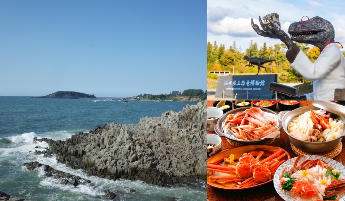 【MiKU玩日本】誰說福井不好玩？前進北陸泡溫泉、看全球三大恐龍博物館之一、冬天還能吃越前蟹