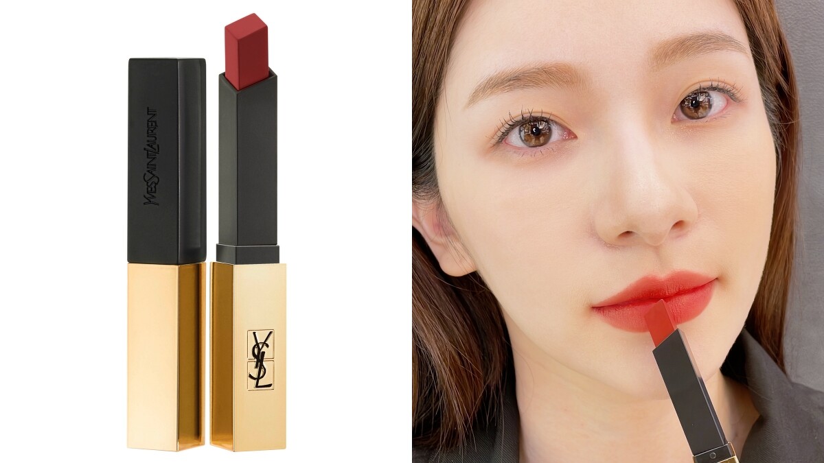 YSL奢華緞面絲絨唇膏2021誘惑棕紅系列(#1966魅惑棕紅)，NT1,360