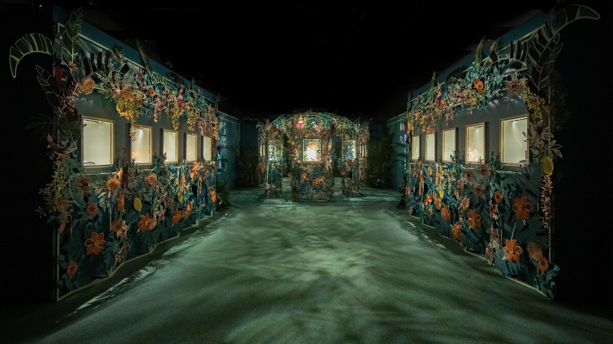 Tiffany 2021 Jean Schlumberger高級珠寶展 展覽空景照