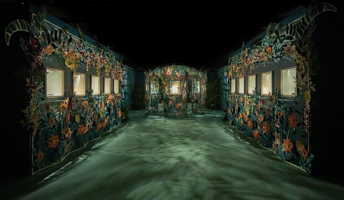 Tiffany 2021 Jean Schlumberger高級珠寶展 展覽空景照