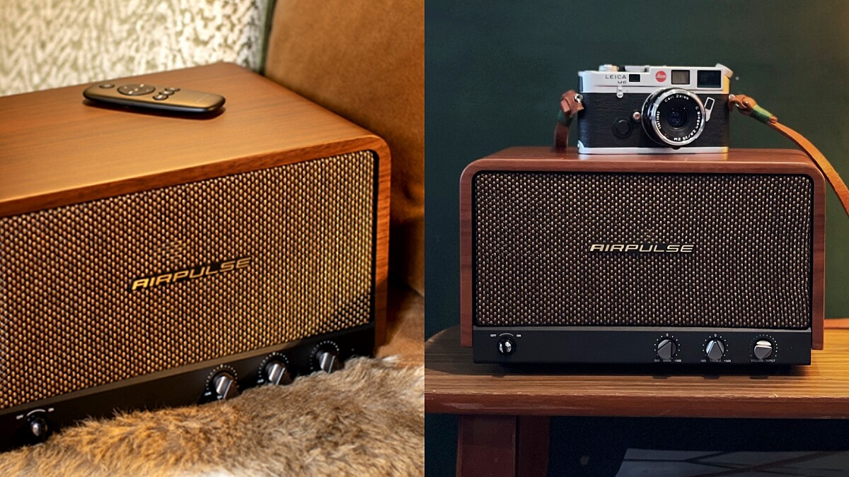 樂迷年末犒賞自己！AIRPULSE新音響迷人登場，經典美式風格、實木紋路，居家質感一秒提升