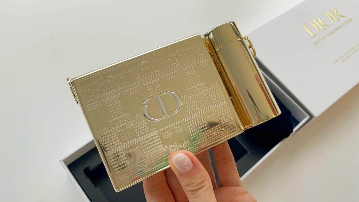 DIOR迪奧藍星唇膏金緻珠寶盒