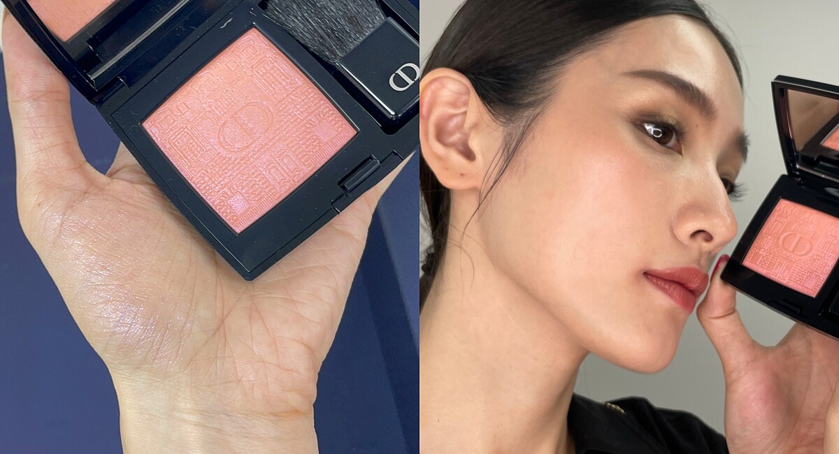 #601玫瑰蒙田，試色、妝容實拍