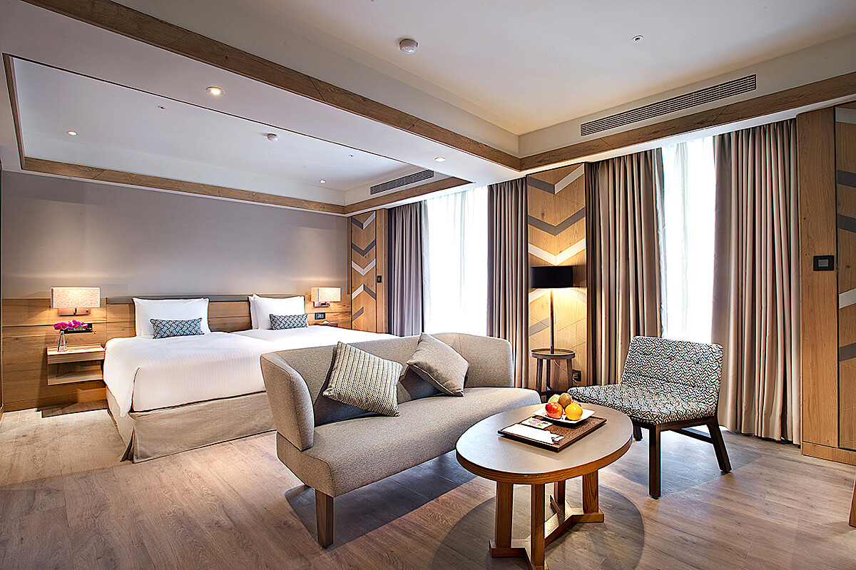 雙人精緻套房空間。