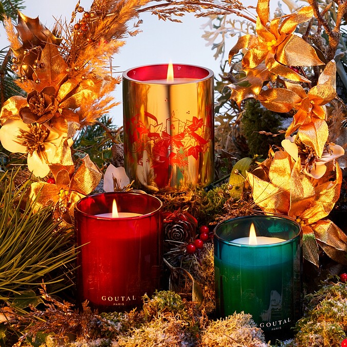 Goutal Paris 2021聖誕金色叢林香氛蠟燭300g，NT2,700