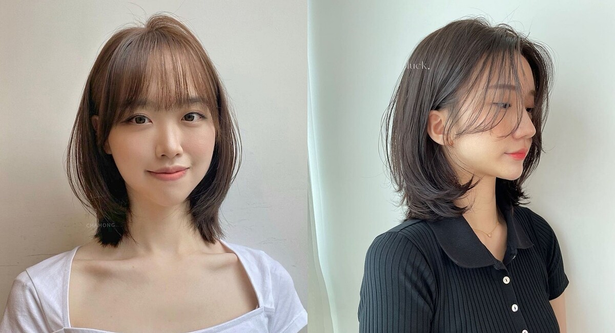 2021中長髮燙髮推薦：知性質感Wind Perm，內收髮尾搭配瀏海更修飾！