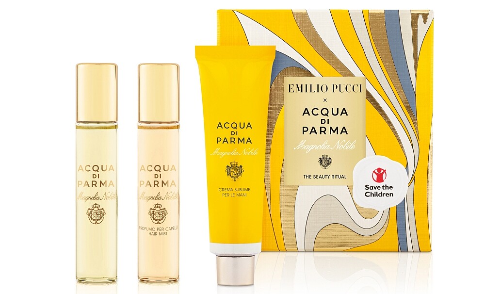 Emilio Pucci x Acqua di Parma 2021聯名耶誕系列高貴木蘭香氛保養組，NT3,000
