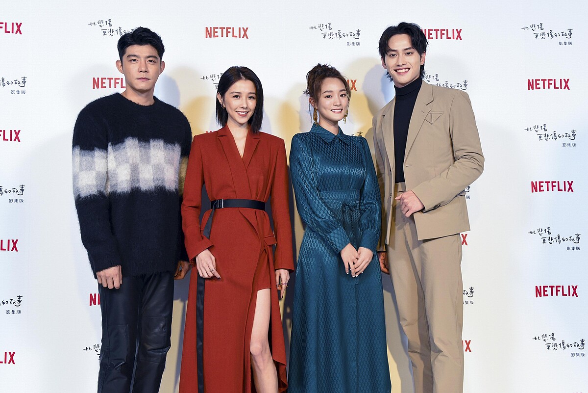 ▲四人一起分享幕後趣事。（圖／Netflix提供）