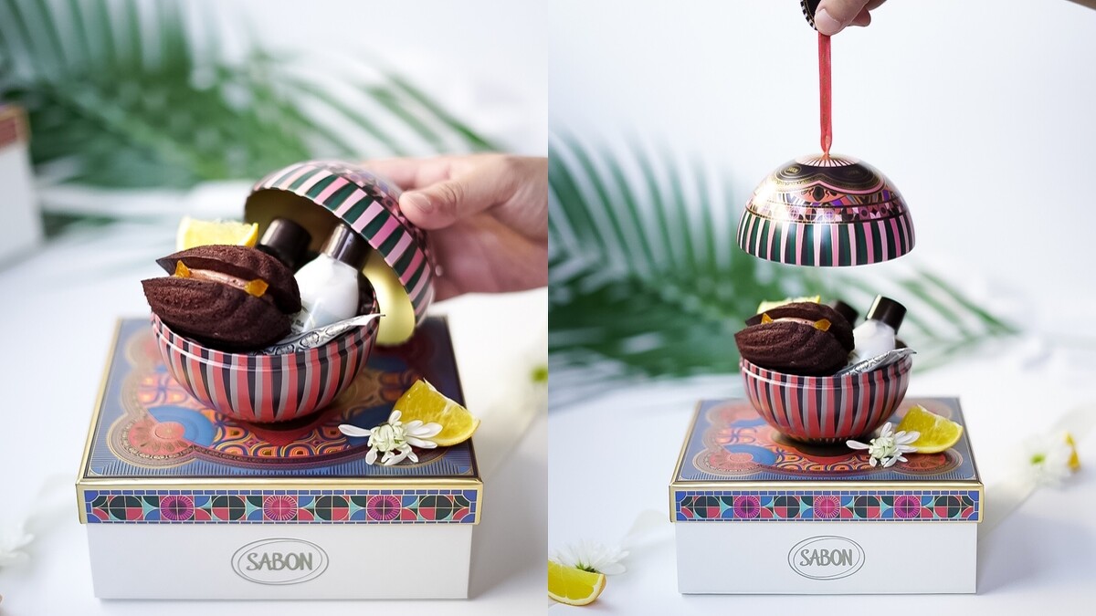 《SABON聖誕 流金年華 X 大口心心 肥德蓮限量組合》。