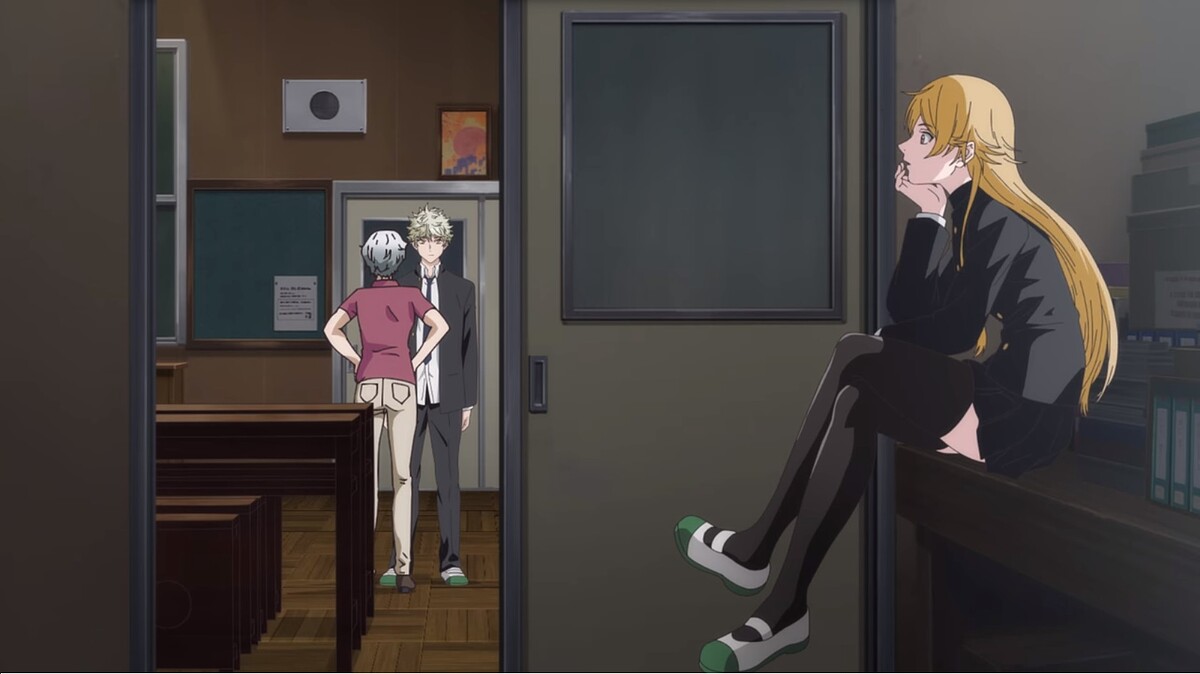 ▲▼知道八虎要考藝大，同學龍二和老師都很吃驚。（圖／Netflix）