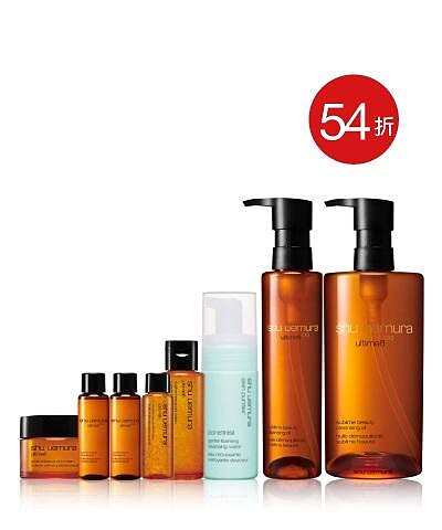 Shu uemura 五倍全能金萃潔顏組 特價4,140 價值7,655