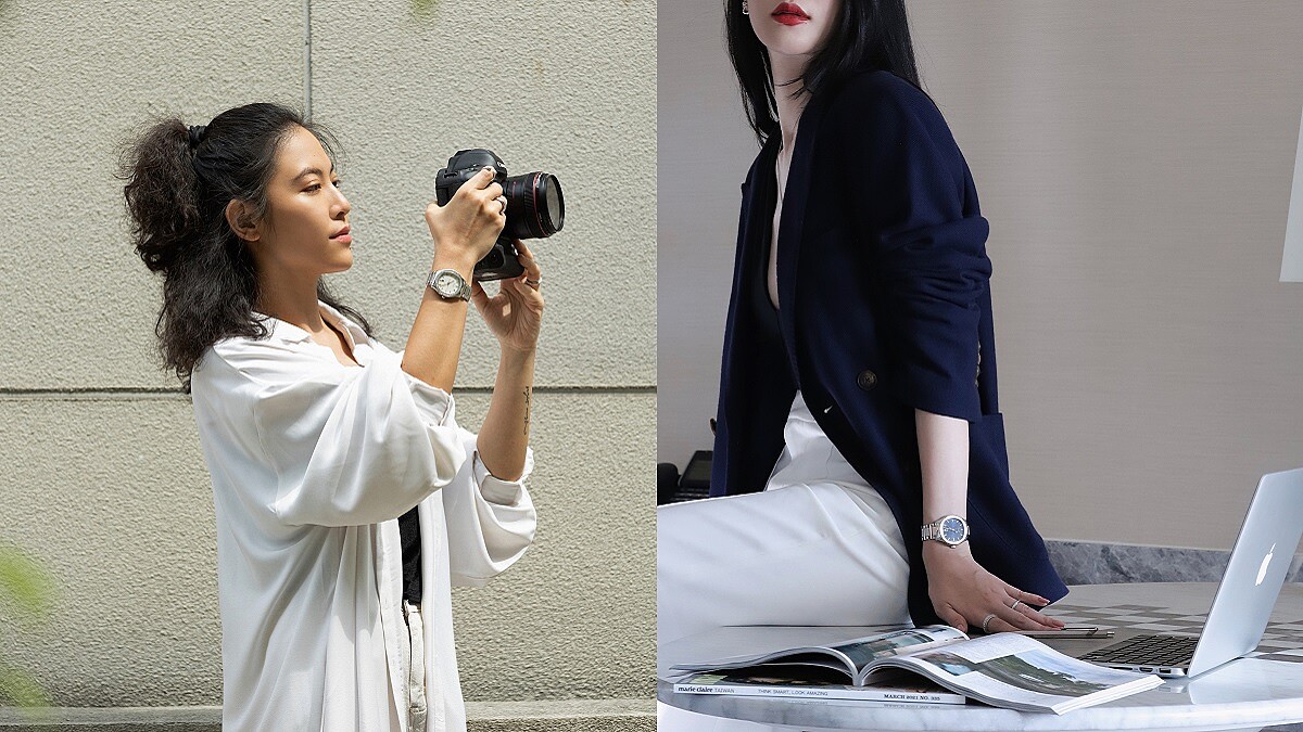 PIAGET Polo腕錶以時尚耀眼多變之姿，替時尚風格名人VALENTINE與余惟點亮生活中的所有美好時刻！