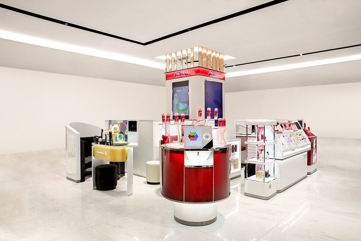 SHISEIDO資生堂X SOGO忠孝館「數位日式花園」全新概念櫃點。