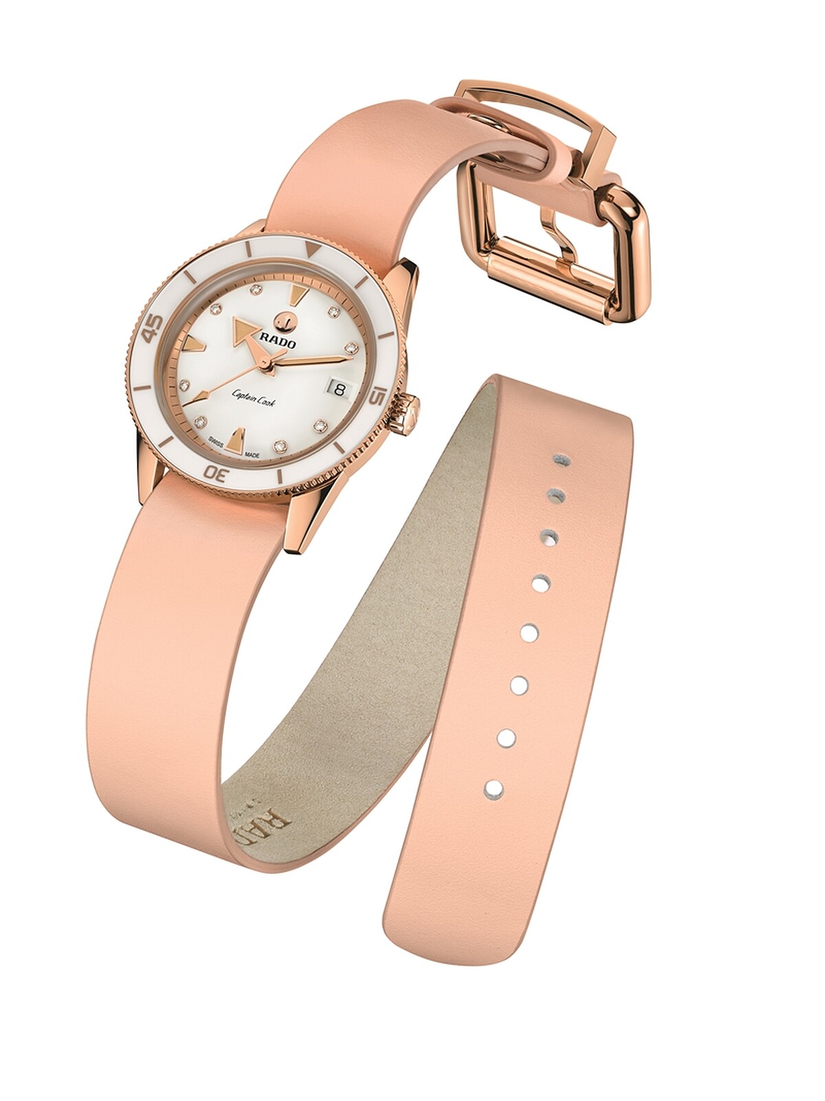 Rado 雷達表Captain Cook庫克船長Marina Hoermanseder聯名套組，售價NT81,600