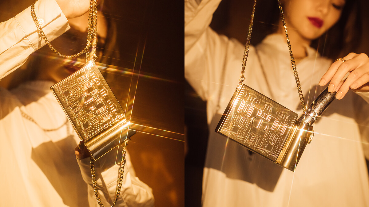 《DIOR迪奧藍星唇膏金緻珠寶盒》