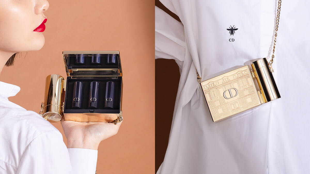 《DIOR迪奧藍星唇膏 璀璨蒙田限量版》絲絨特霧「#999特霧正紅」,替換蕊心:《DIOR迪奧藍星唇膏 璀璨蒙田限量版》經典緞光「#466粉嫩玫瑰」、摩登柔霧 「#858楓葉棕紅」、絲絨特霧「#862復古正紅」