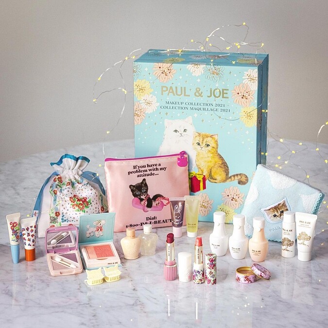 PAUL&JOE 2021 2021限量聖誕美夢倒數月曆內容物公開。