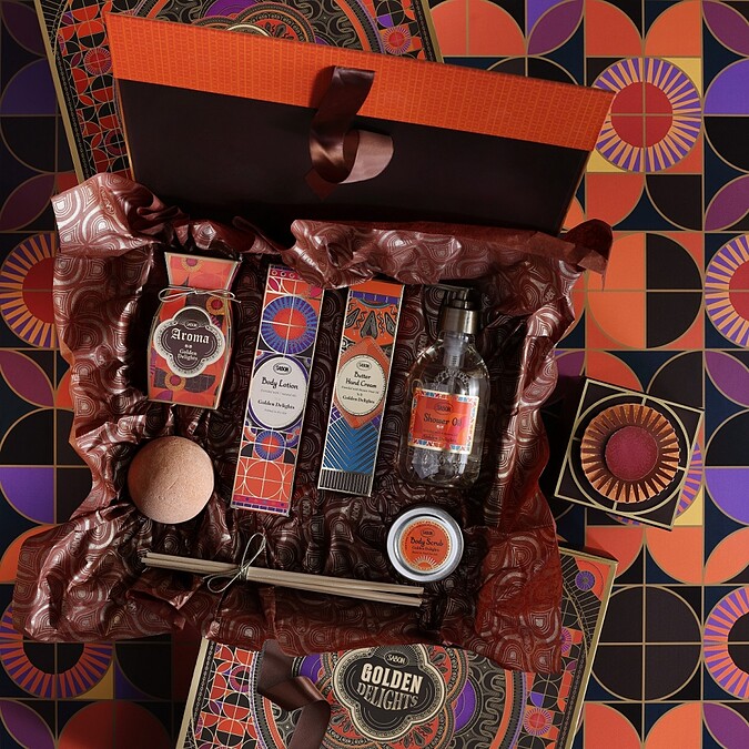 SABON 2021聖誕流金年華明星沐浴薰香組，NT3,980