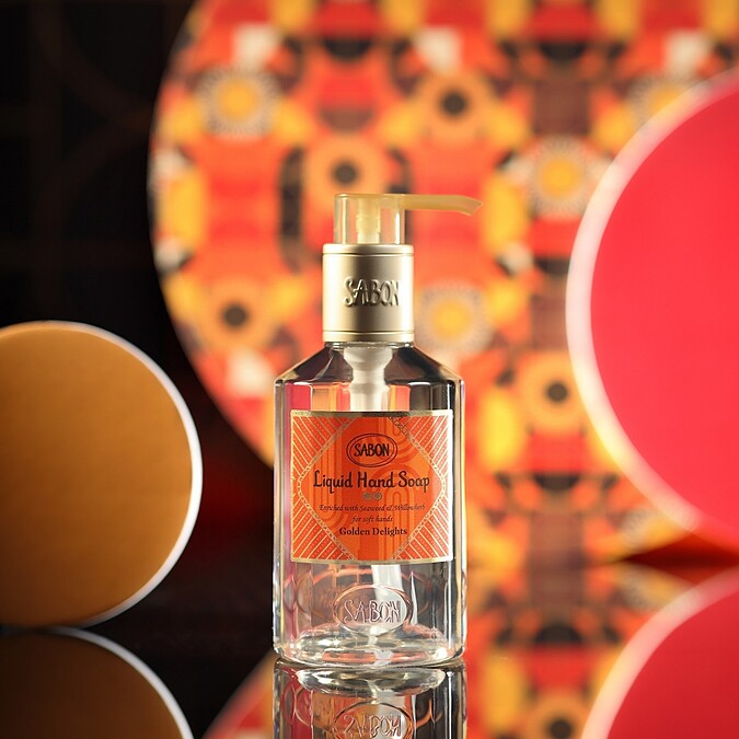 SABON 2021聖誕流金年華洗手乳200ml(圓瓶)，NT550