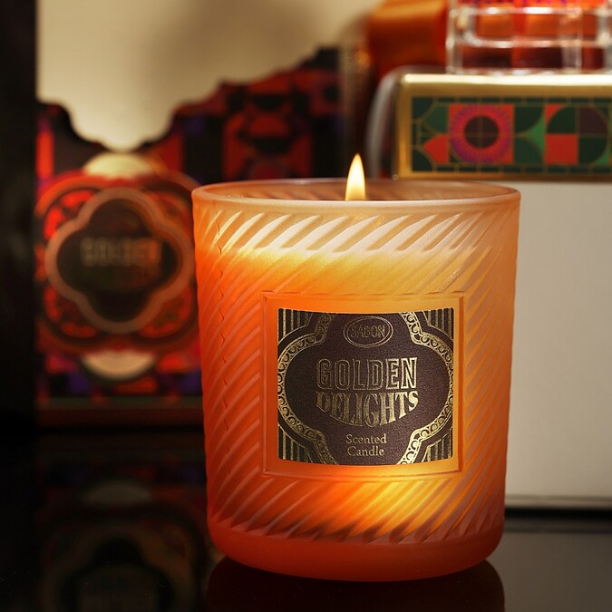 SABON 2021聖誕流金年華香氛蠟燭240g，NT2,180