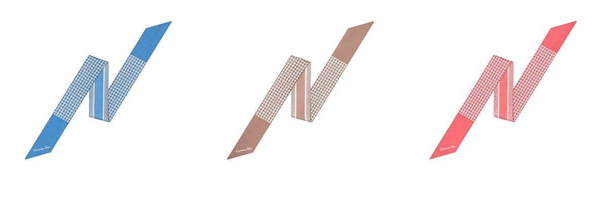 Mitzah 30 Montaigne 千鳥格紋絲巾，NT$8,200